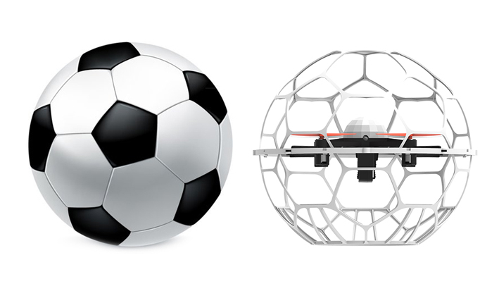 阿派斯足球无人机 球体直径200 世界青少年无人机赛事指定用机